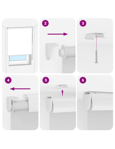 Tenda a Rullo Doccia Cassonetto 110x240 cm Larghezza Tessuto