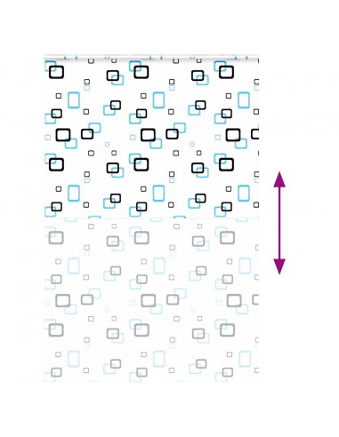 Tenda a Rullo Doccia Cassonetto 150x240 cm Larghezza Tessuto