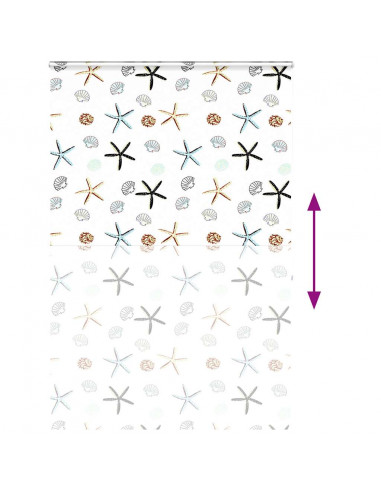 Tenda a Rullo Doccia Cassonetto 150x240 cm Larghezza Tessuto