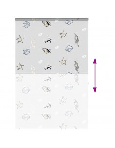 Tenda a Rullo Doccia Cassonetto 150x240 cm Larghezza Tessuto 2