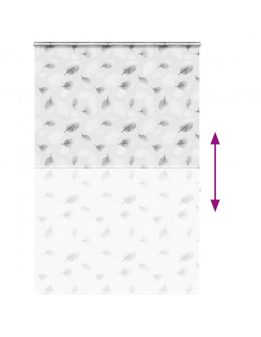 Tenda a Rullo Doccia Cassonetto 150x240 cm Larghezza Tessuto