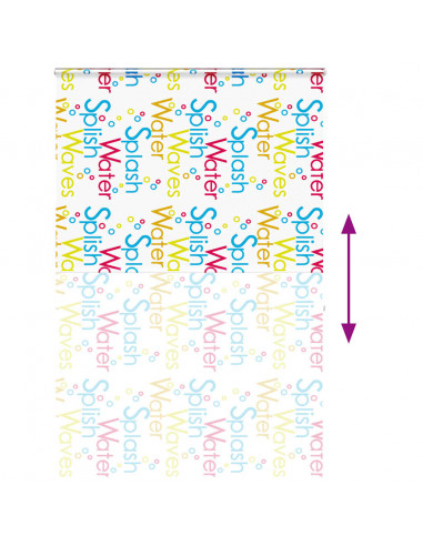 Tenda a Rullo Doccia Cassonetto 150x240 cm Larghezza Tessuto