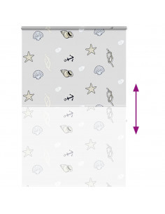 Tenda a Rullo Doccia Cassonetto 160x240 cm Larghezza Tessuto 2