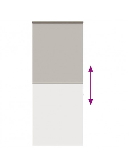 Tenda a Rullo Doccia con Cassonetto 100x240cm Larghezza Tessuto
