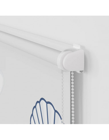 Tenda a Rullo Doccia con Cassonetto 100x240cm Larghezza Tessuto