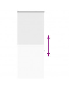 Tenda a Rullo Doccia con Cassonetto 100x240cm Larghezza Tessuto 2