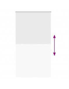 Tenda a Rullo Doccia con Cassonetto 120x240cm Larghezza Tessuto 2