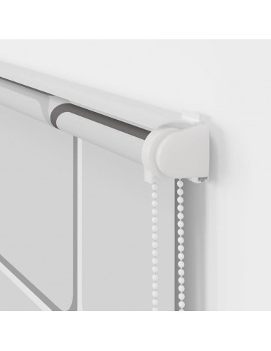 Tenda a Rullo Doccia con Cassonetto 130x240cm Larghezza Tessuto