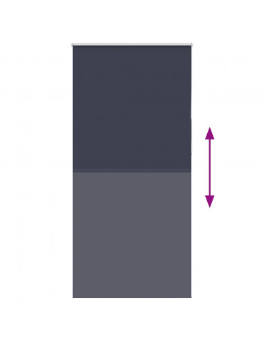 Tenda a Rullo Oscurante 100x230 cm Larghezza Tessuto 95,7 cm