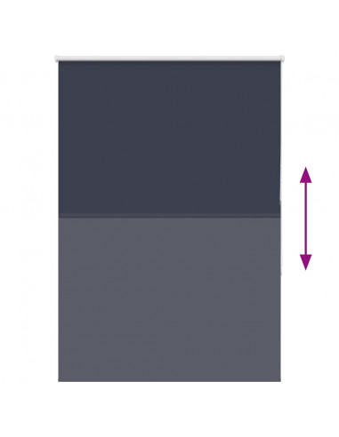 Tenda a Rullo Oscurante 105x130 cm Larghezza Tessuto 100,7 cm