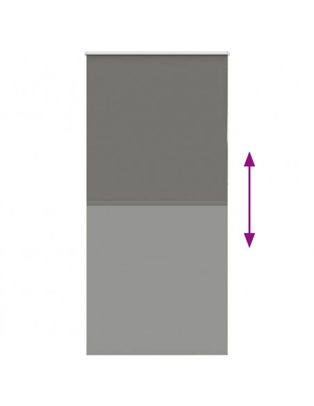Tenda a Rullo Oscurante 105x210 cm Larghezza Tessuto 100,7 cm