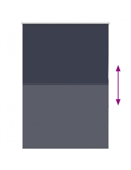 Tenda a Rullo Oscurante 115x130 cm Larghezza Tessuto 110,7 cm