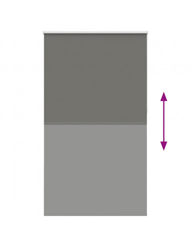 Tenda a Rullo Oscurante 120x210 cm Larghezza Tessuto 116,6 cm