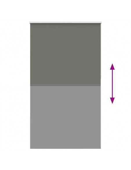 Tenda a Rullo Oscurante 120x210 cm Larghezza Tessuto 116,6 cm