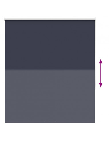 Tenda a Rullo Oscurante 125x175 cm Larghezza Tessuto 121,6 cm