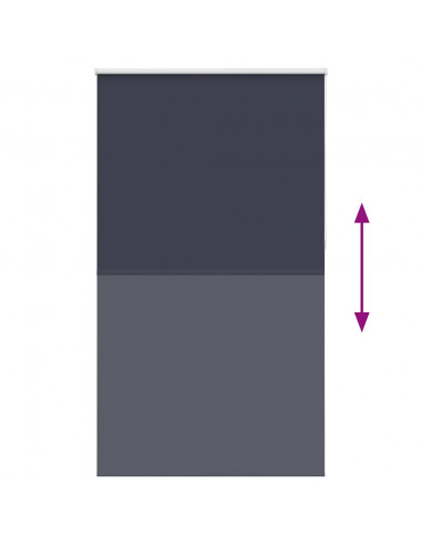 Tenda a Rullo Oscurante 125x210 cm Larghezza Tessuto 121,6 cm