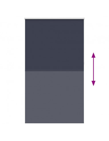 Tenda a Rullo Oscurante 130x210 cm Larghezza Tessuto 126,6 cm