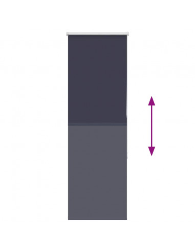 Tenda a Rullo Oscurante 40x175 cm Larghezza Tessuto 35,7 cm