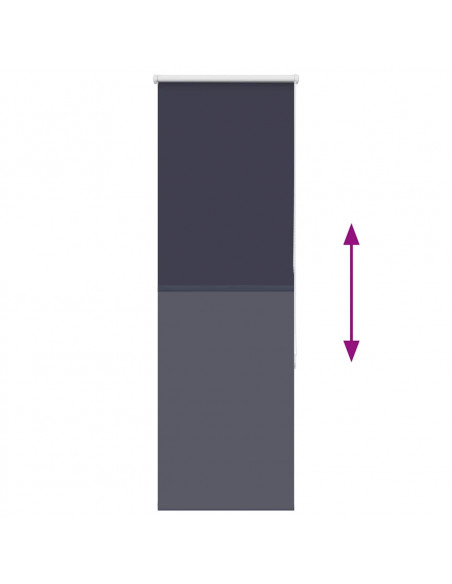 Tenda a Rullo Oscurante 40x175 cm Larghezza Tessuto 35,7 cm