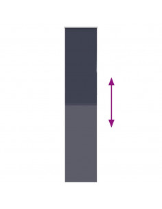 Tenda a Rullo Oscurante 40x210 cm Larghezza Tessuto 35,7 cm 2