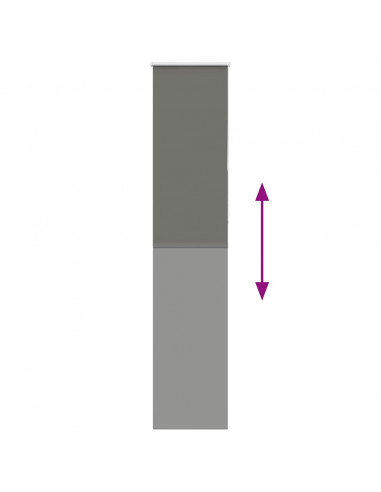 Tenda a Rullo Oscurante 40x210 cm Larghezza Tessuto 35,7 cm