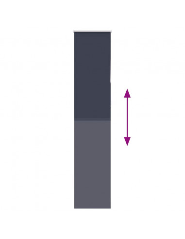 Tenda a Rullo Oscurante 45x230 cm Larghezza Tessuto 40,7 cm