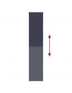 Tenda a Rullo Oscurante 50x230 cm Larghezza Tessuto 45,7 cm 2