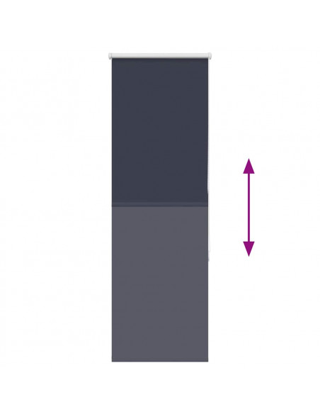 Tenda a Rullo Oscurante 55x175 cm Larghezza Tessuto 50,7 cm