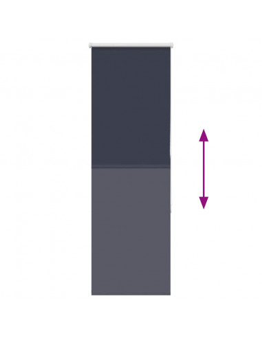 Tenda a Rullo Oscurante 60x175 cm Larghezza Tessuto 55,7 cm