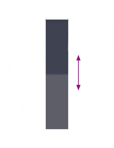 Tenda a Rullo Oscurante 60x230 cm Larghezza Tessuto 55,7 cm