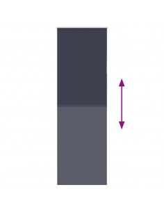 Tenda a Rullo Oscurante 70x230 cm Larghezza Tessuto 65,7 cm 2