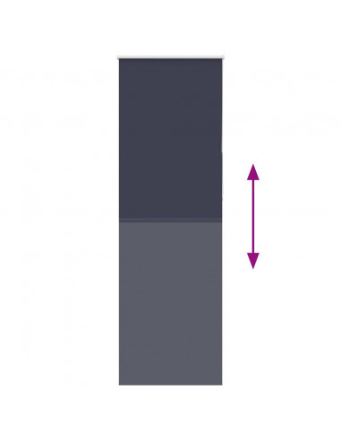 Tenda a Rullo Oscurante 70x230 cm Larghezza Tessuto 65,7 cm