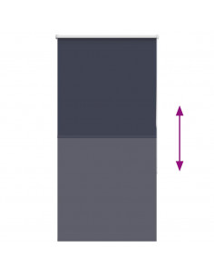 Tenda a Rullo Oscurante 75x150 cm Larghezza Tessuto 70,7 cm 2