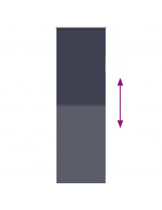 Tenda a Rullo Oscurante 75x230 cm Larghezza Tessuto 70,7 cm 2