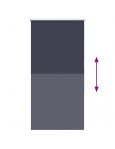 Tenda a Rullo Oscurante 80x130 cm Larghezza Tessuto 75,7 cm 2
