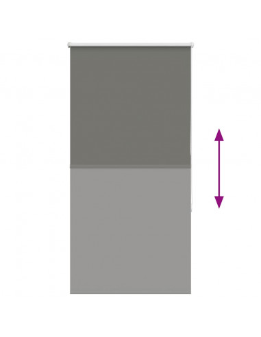 Tenda a Rullo Oscurante 80x175 cm Larghezza Tessuto 75,7 cm