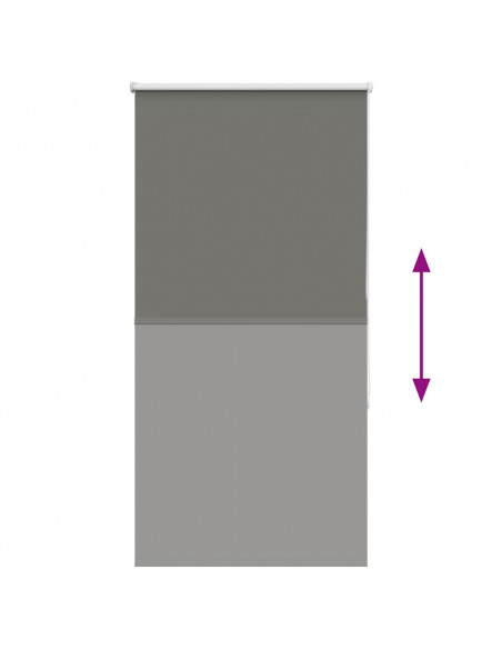 Tenda a Rullo Oscurante 80x175 cm Larghezza Tessuto 75,7 cm