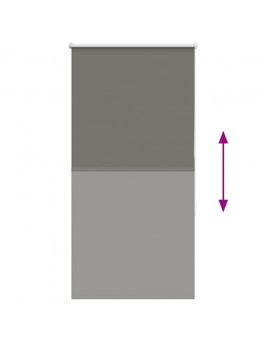 Tenda a Rullo Oscurante 85x175 cm Larghezza Tessuto 80,7 cm