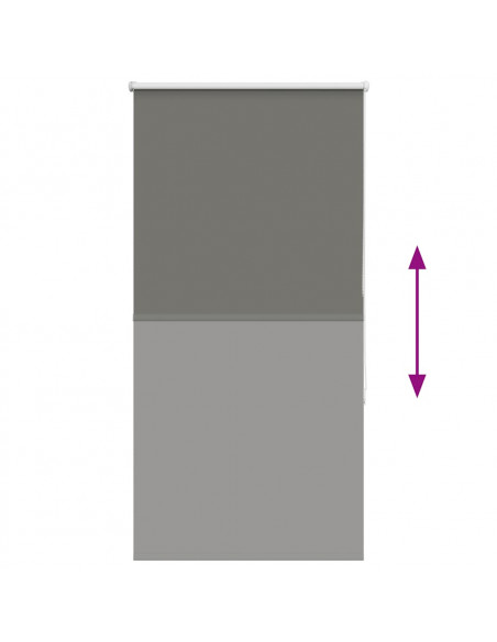 Tenda a Rullo Oscurante 85x175 cm Larghezza Tessuto 80,7 cm