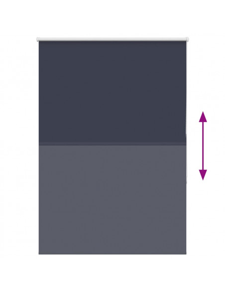 Tenda a Rullo Oscurante 95x130 cm Larghezza Tessuto 90,7 cm