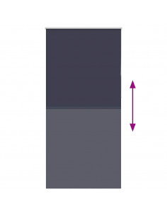 Tenda a Rullo Oscurante 95x230 cm Larghezza Tessuto 90,7 cm 2