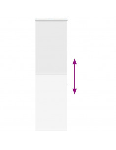 Tenda a Rullo per Doccia Cassonetto 60x240 cm Larghezza Tessuto 2