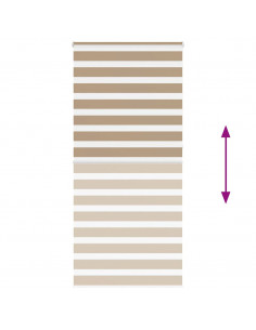 Tenda a Rullo Zebra Larghezza Tessuto 100,9 cm Poliestere 2