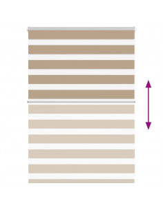 Tenda a Rullo Zebra Larghezza Tessuto 100,9 cm Poliestere 2