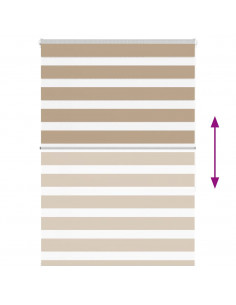 Tenda a Rullo Zebra Larghezza Tessuto 100,9 cm Poliestere 2