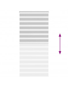 Tenda a Rullo Zebra Larghezza Tessuto 100,9 cm Poliestere 2