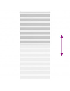 Tenda a Rullo Zebra Larghezza Tessuto 100,9 cm Poliestere 2