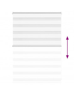 Tenda a Rullo Zebra Larghezza Tessuto 100,9 cm Poliestere 2