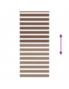 Tenda a Rullo Zebra Larghezza Tessuto 105,9 cm Poliestere 2