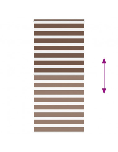 Tenda a Rullo Zebra Larghezza Tessuto 105,9 cm Poliestere